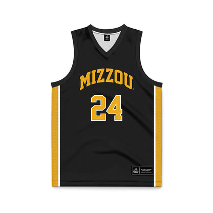 Missouri - NCAA Men's Basketball : Nicholas Randall - Black Basketball Jersey-0