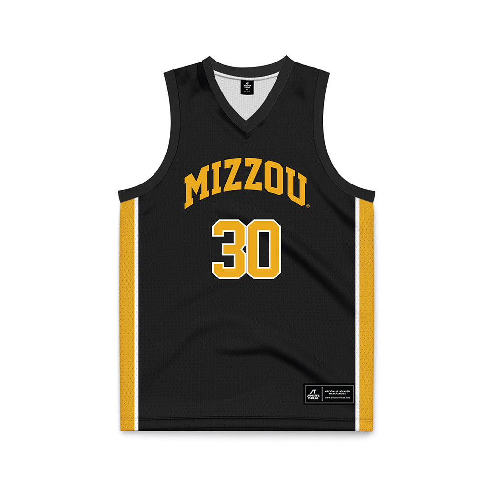 Missouri - NCAA Women's Basketball : Angelique Ngalakulondi - Black Basketball Jersey