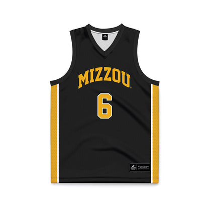 Missouri - NCAA Men's Basketball : Annor Boateng - Black Basketball Jersey-0