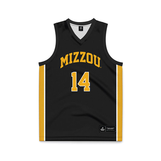Missouri - NCAA Men's Basketball : Jevon Porter - Black Basketball Jersey-0