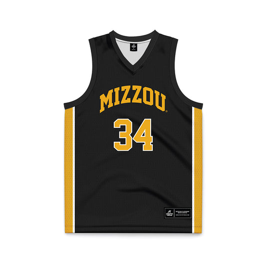 Missouri - NCAA Women's Basketball : Hannah Linthacum - Black Basketball Jersey-0