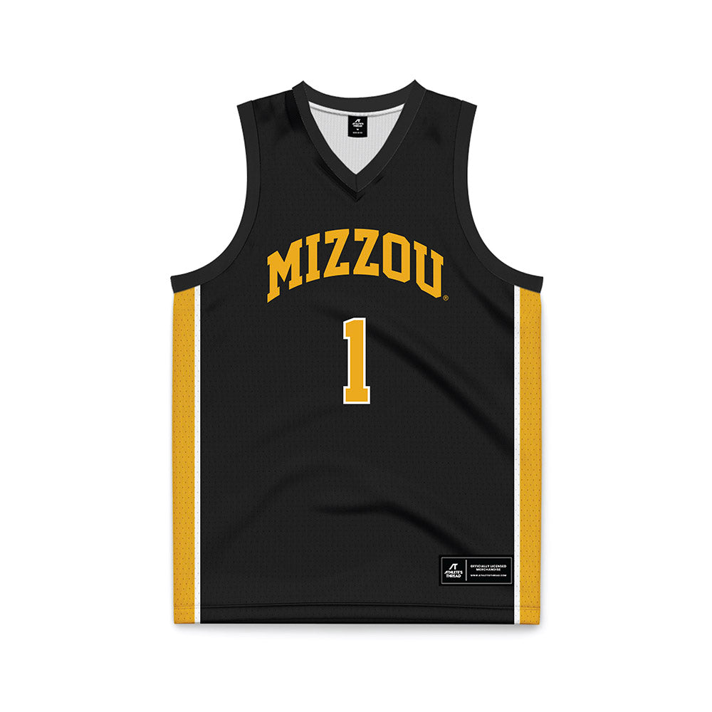 Missouri - NCAA Women's Basketball : DeMyla Brown - Black Basketball Jersey