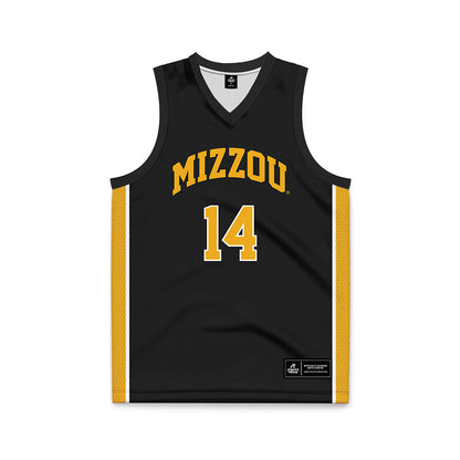 Missouri - NCAA Women's Basketball : Abby Feit - Black Basketball Jersey