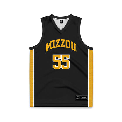 Missouri - NCAA Men's Basketball : Sean East - Black Basketball Jersey