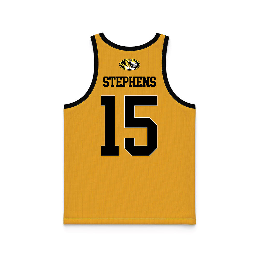 Missouri - NCAA Men's Basketball : Danny Stephens - Gold Basketball Jersey