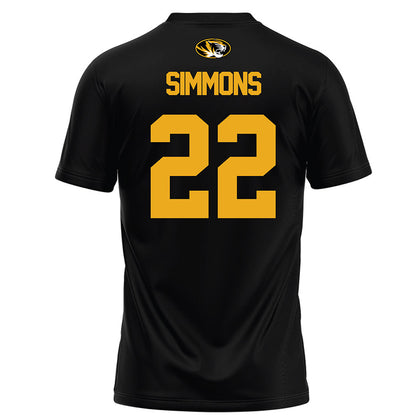 Missouri - NCAA Women's Soccer : Kylee Simmons - Black Soccer Jersey