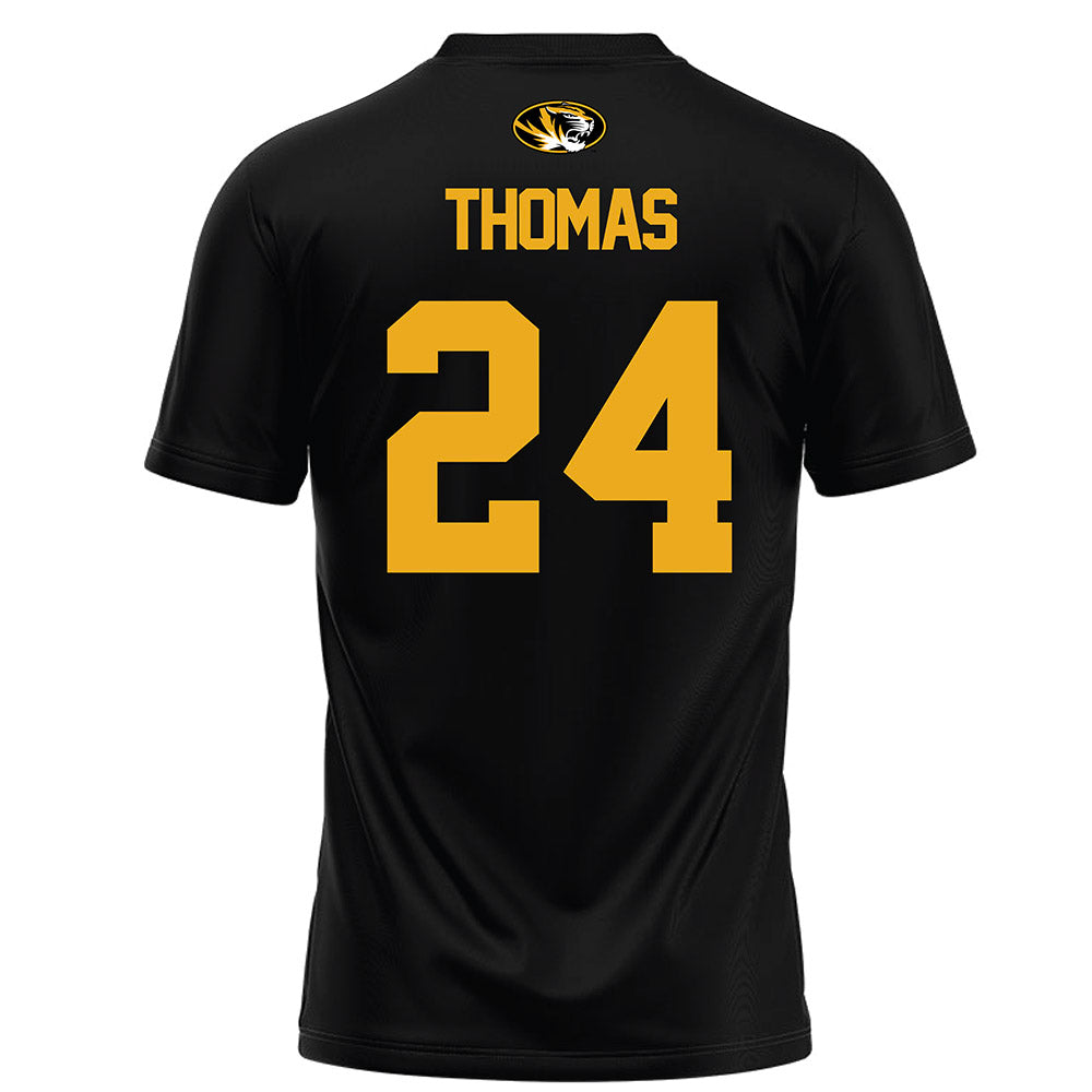 Missouri - NCAA Women's Soccer : Scarlett Thomas - Black Soccer Jersey