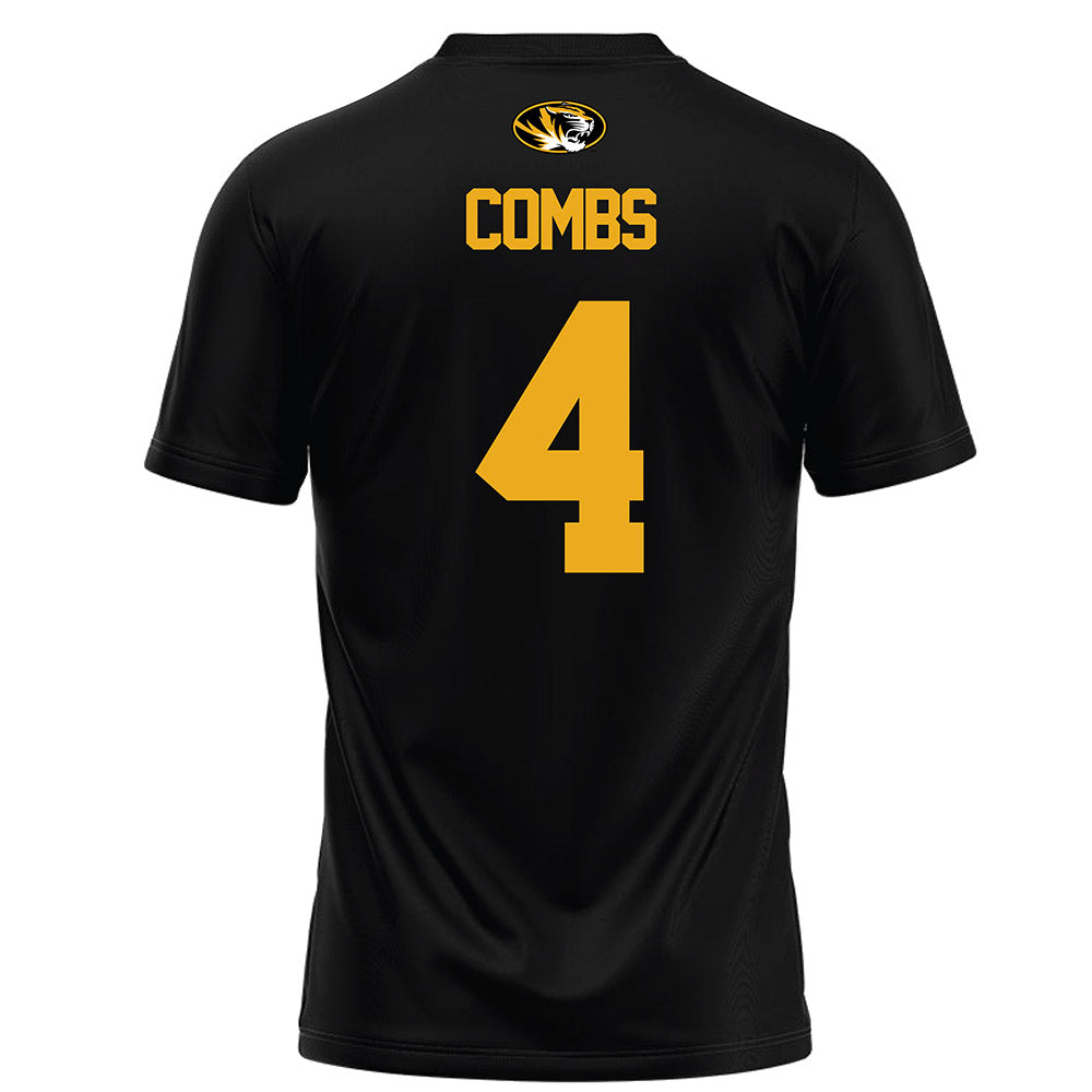 Missouri - NCAA Women's Soccer : Callaway Combs - Black Soccer Jersey-1