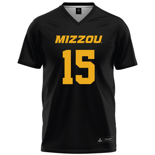 Missouri - NCAA Women's Soccer : shania spriggs - Black Soccer Jersey-0