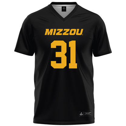 Missouri - NCAA Women's Soccer : Mia Devrouax - Black Soccer Jersey-0