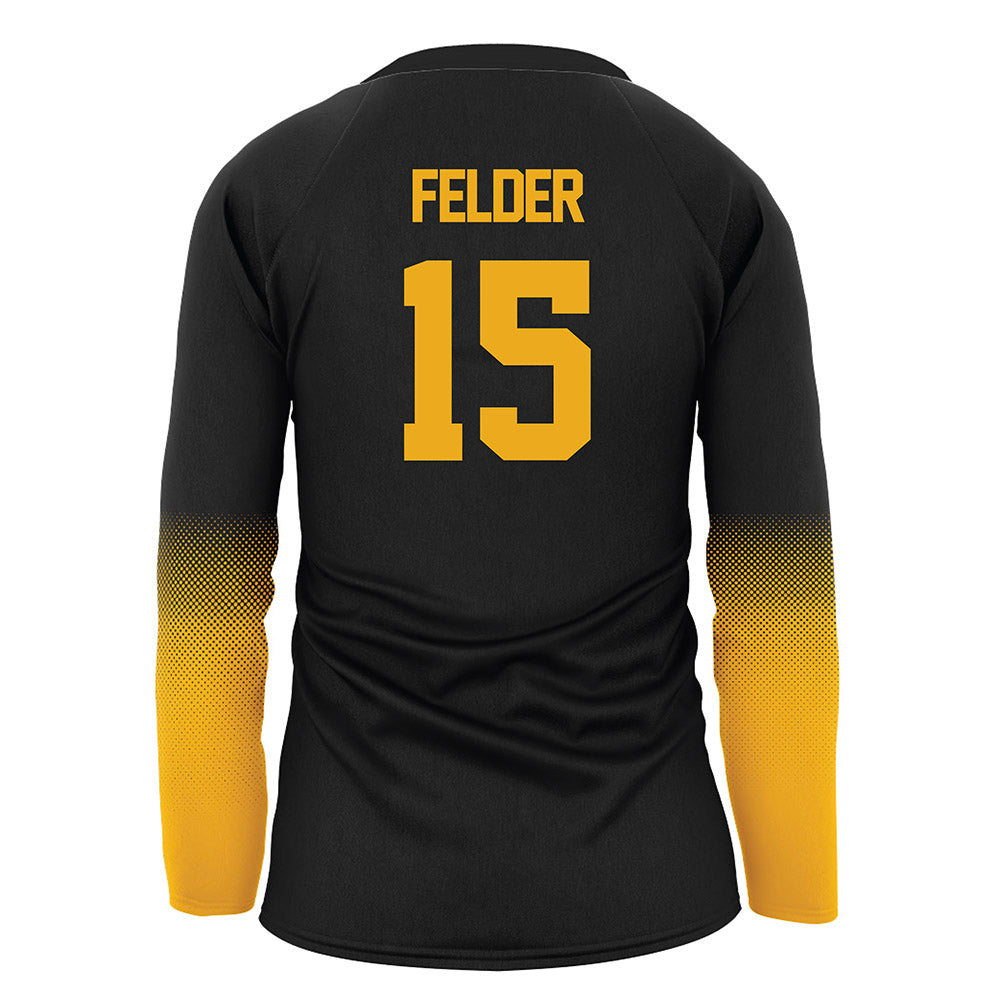 Missouri - NCAA Women's Volleyball : Paige Felder - Gold Volleyball Jersey-1