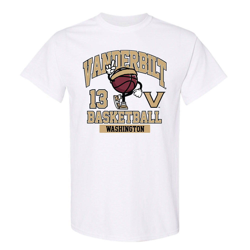 Vanderbilt - NCAA Men's Basketball : Jalen Washington - Classic Fashion Shersey T-Shirt-0