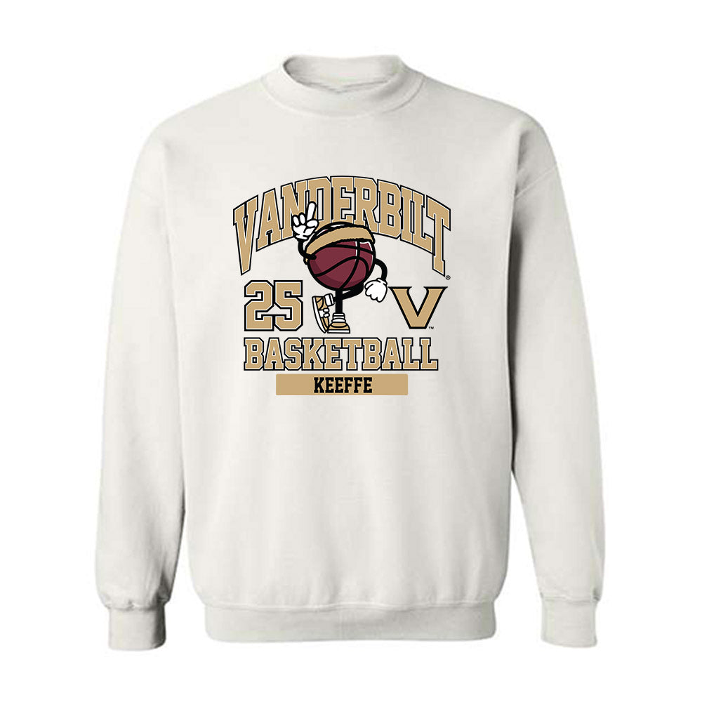 Vanderbilt - NCAA Men's Basketball : Miles Keeffe - Classic Fashion Shersey Crewneck Sweatshirt-0