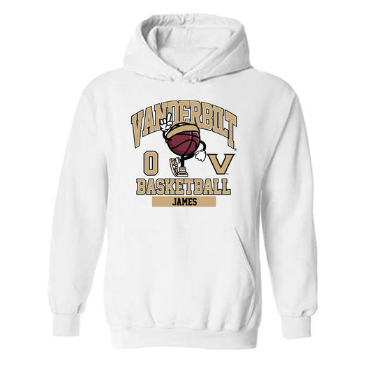 Vanderbilt - NCAA Men's Basketball : Michael James - Classic Fashion Shersey Hooded Sweatshirt-0