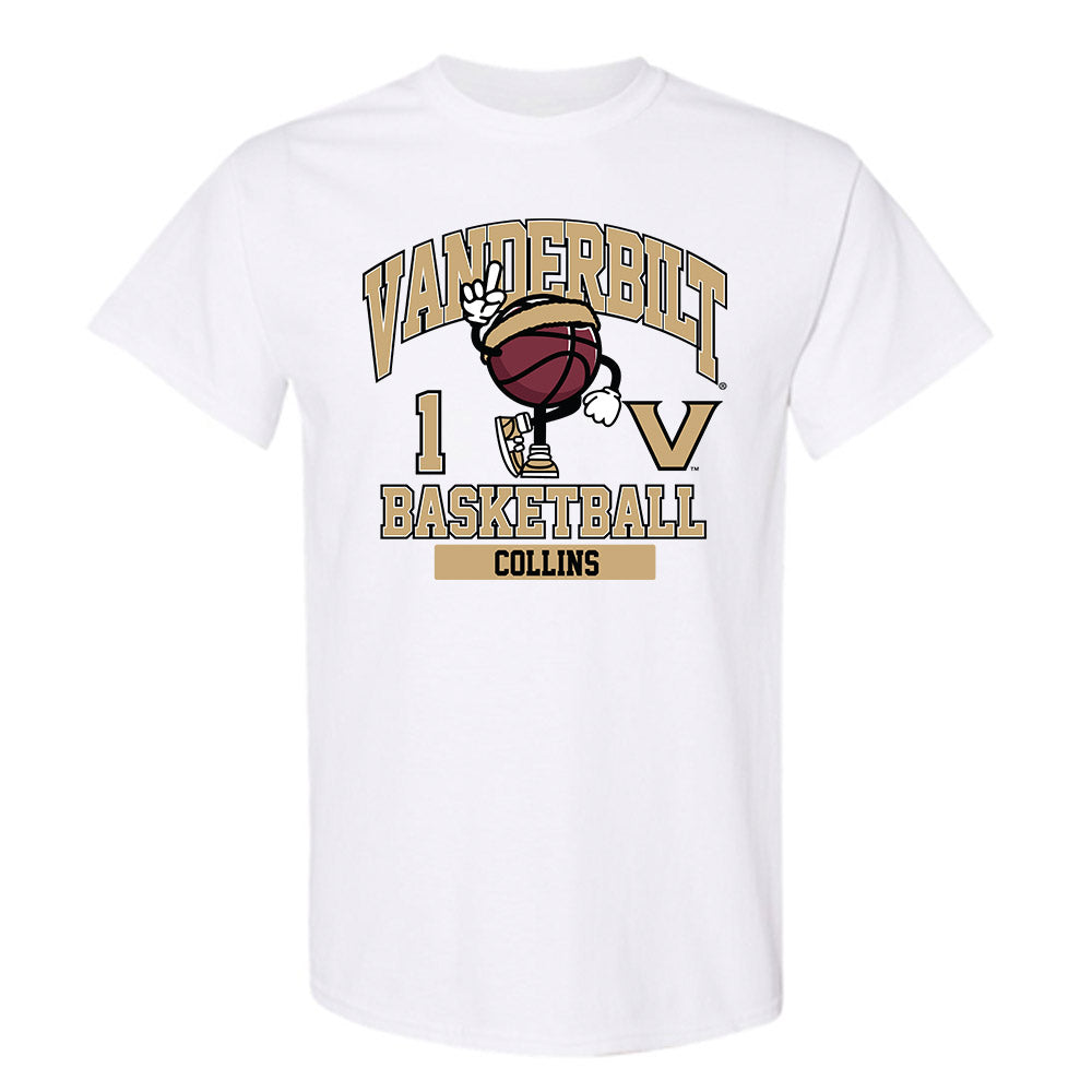 Vanderbilt - NCAA Men's Basketball : Frankie Collins - Classic Fashion Shersey T-Shirt-0