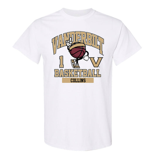Vanderbilt - NCAA Men's Basketball : Frankie Collins - Classic Fashion Shersey T-Shirt-0