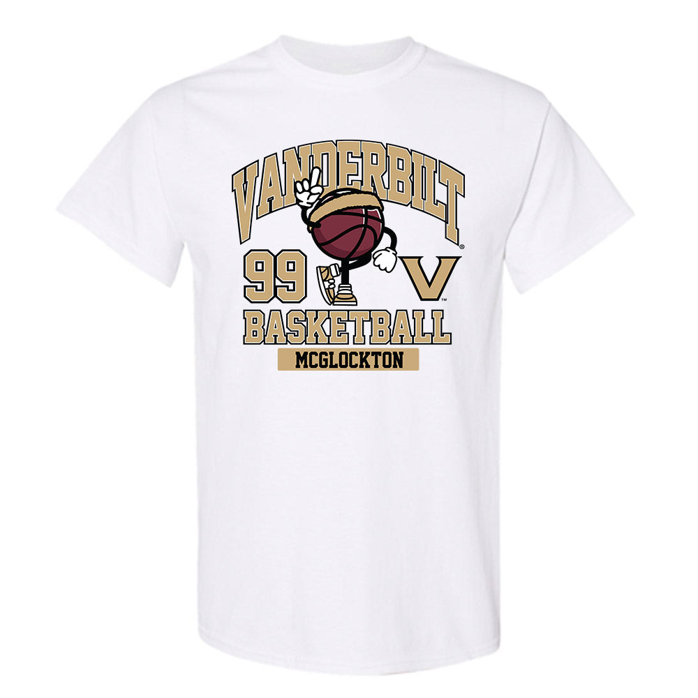 Vanderbilt - NCAA Men's Basketball : Devin Mcglockton - Classic Fashion Shersey T-Shirt-0