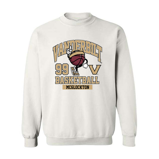 Vanderbilt - NCAA Men's Basketball : Devin Mcglockton - Classic Fashion Shersey Crewneck Sweatshirt-0