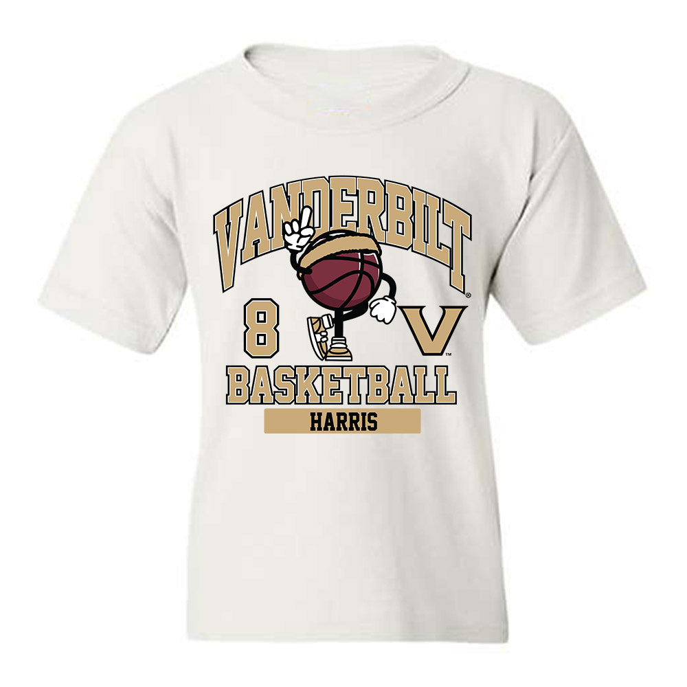 Vanderbilt - NCAA Men's Basketball : Tyler Harris - Classic Fashion Shersey Youth T-Shirt-0