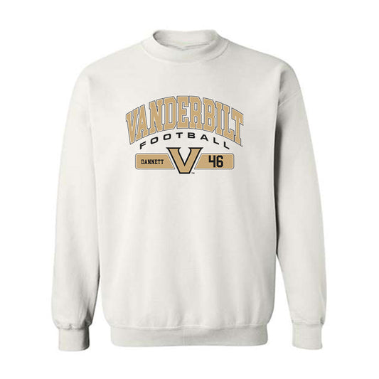 Vanderbilt - NCAA Football : Mustafa Dannett - Classic Fashion Shersey Crewneck Sweatshirt