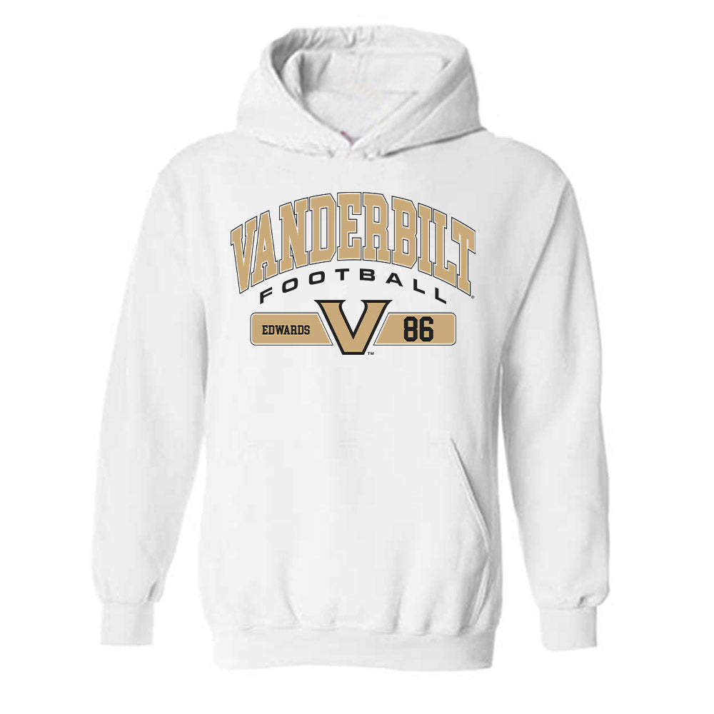 Vanderbilt - NCAA Football : Witt Edwards - Classic Fashion Shersey Hooded Sweatshirt