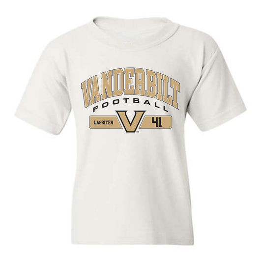 Vanderbilt - NCAA Football : Jamezell Lassiter - Classic Fashion Shersey Youth T-Shirt