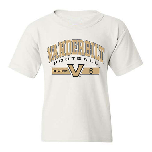 Vanderbilt - NCAA Football : Tre Richardson - Classic Fashion Shersey Youth T-Shirt-0