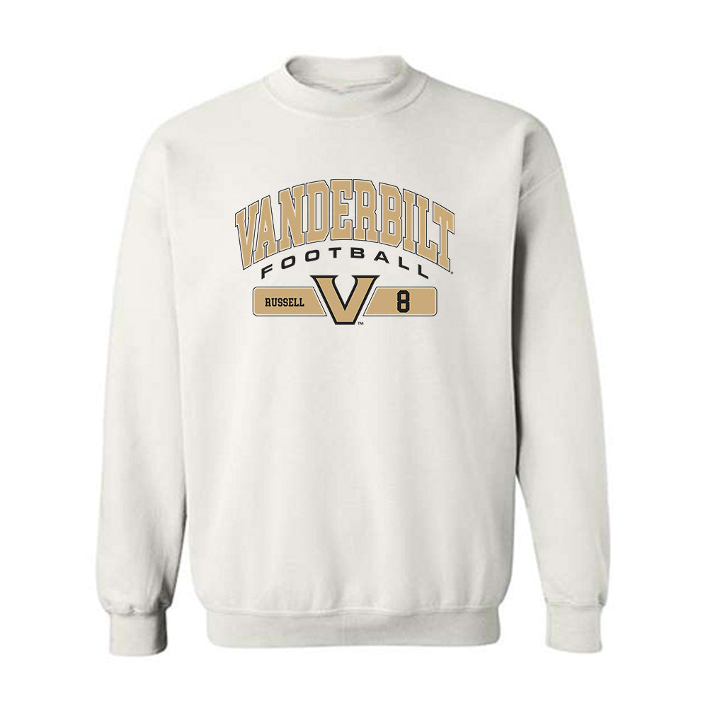 Vanderbilt - NCAA Football : Tyson Russell - Classic Fashion Shersey Crewneck Sweatshirt