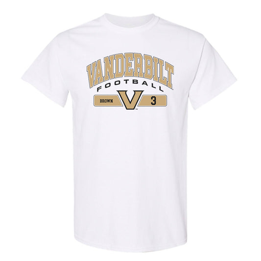 Vanderbilt - NCAA Football : Tristen Brown - Classic Fashion Shersey T-Shirt-0