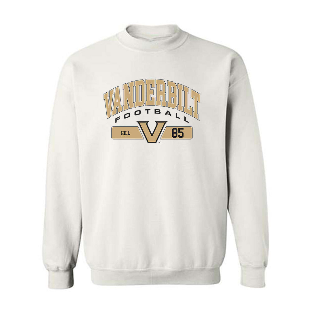 Vanderbilt - NCAA Football : Lebron Hill - Classic Fashion Shersey Crewneck Sweatshirt-0