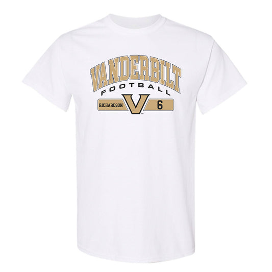 Vanderbilt - NCAA Football : Tre Richardson - Classic Fashion Shersey T-Shirt-0