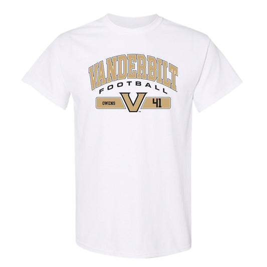 Vanderbilt - NCAA Football : Stone Owens - Classic Fashion Shersey T-Shirt-0