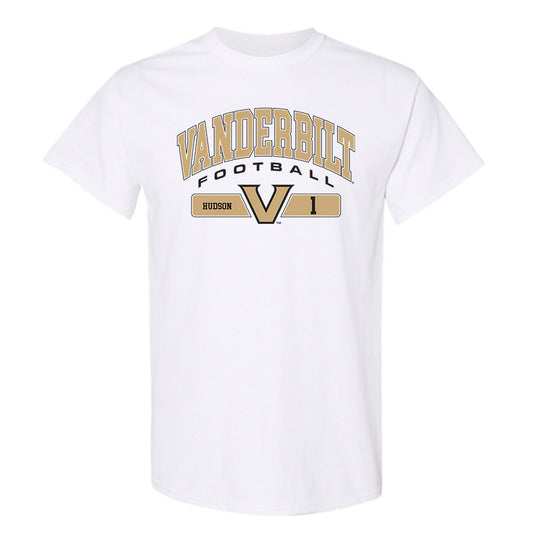 Vanderbilt - NCAA Football : Trent Hudson - Classic Fashion Shersey T-Shirt-0
