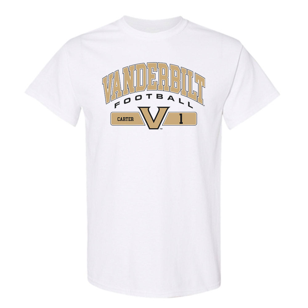 Vanderbilt - NCAA Football : Dontae Carter - Classic Fashion Shersey T-Shirt-0