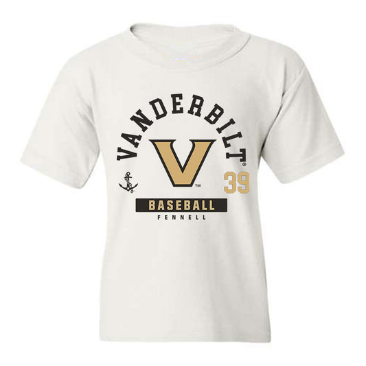 Vanderbilt - NCAA Baseball : Connor Fennell - Classic Fashion Shersey Youth T-Shirt