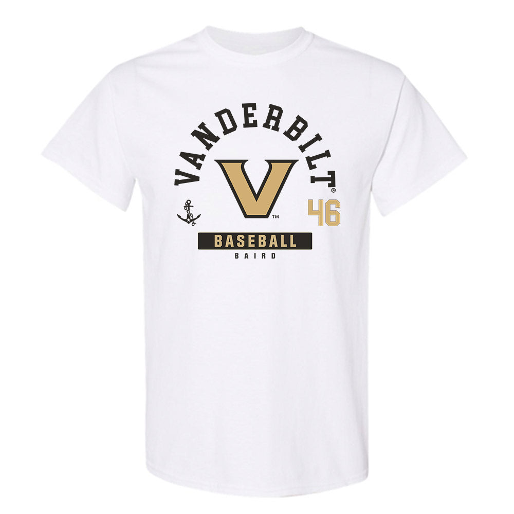 Vanderbilt - NCAA Baseball : Tyler Baird - Classic Fashion Shersey T-Shirt-0