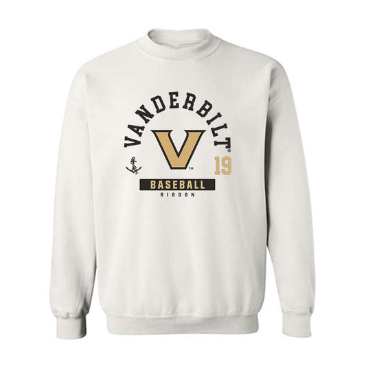 Vanderbilt - NCAA Baseball : Rustan Rigdon - Classic Fashion Shersey Crewneck Sweatshirt-0