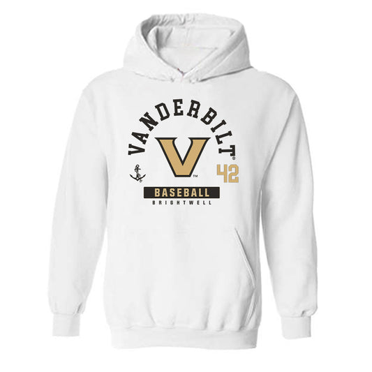Vanderbilt - NCAA Baseball : Collin Brightwell - Classic Fashion Shersey Hooded Sweatshirt-0