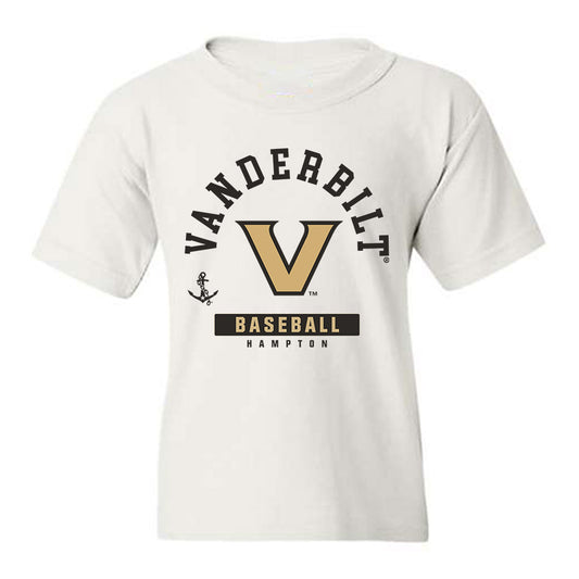 Vanderbilt - NCAA Baseball : Will Hampton - Classic Fashion Shersey Youth T-Shirt-0