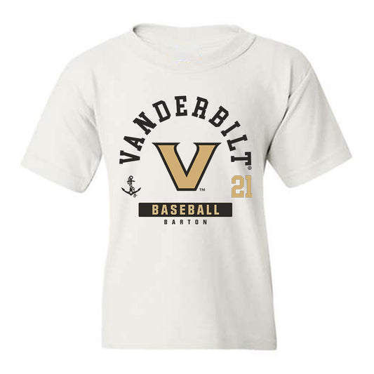 Vanderbilt - NCAA Baseball : Hudson Barton - Classic Fashion Shersey Youth T-Shirt-0