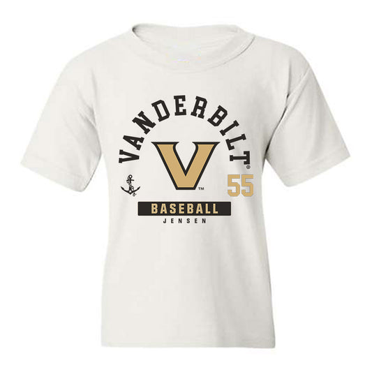 Vanderbilt - NCAA Baseball : Max Jensen - Classic Fashion Shersey Youth T-Shirt-0