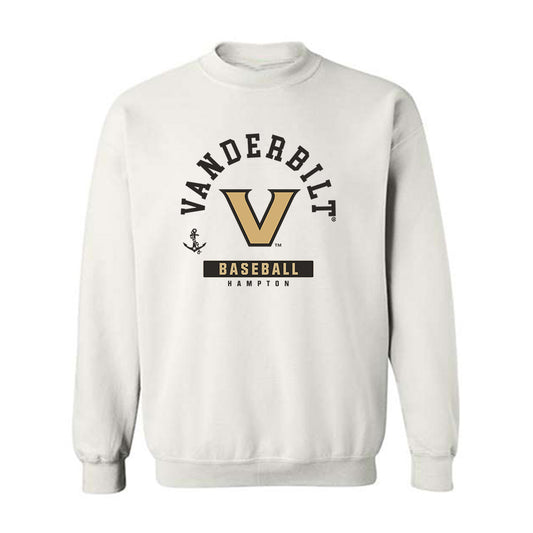 Vanderbilt - NCAA Baseball : Will Hampton - Classic Fashion Shersey Crewneck Sweatshirt-0