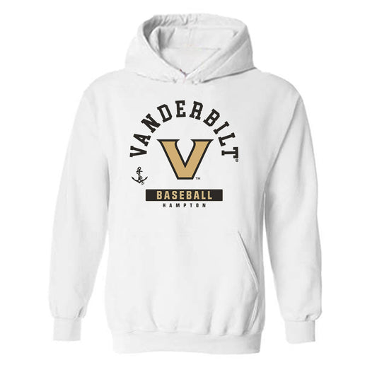 Vanderbilt - NCAA Baseball : Will Hampton - Classic Fashion Shersey Hooded Sweatshirt-0