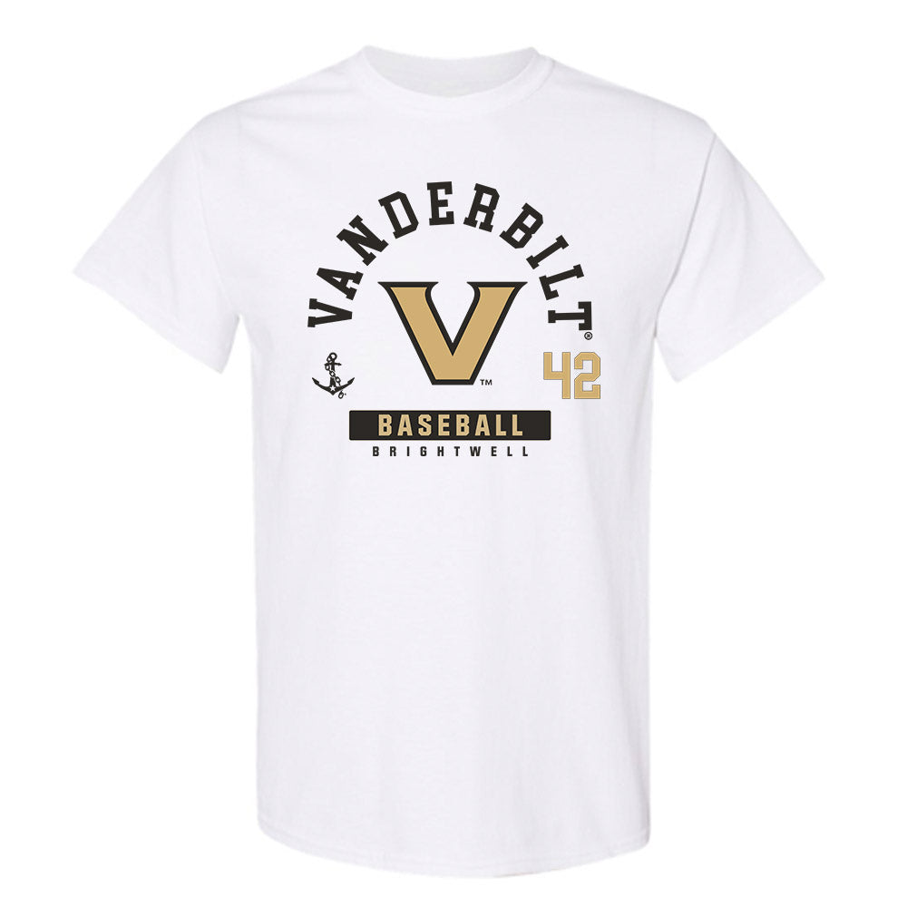 Vanderbilt - NCAA Baseball : Collin Brightwell - Classic Fashion Shersey T-Shirt-0