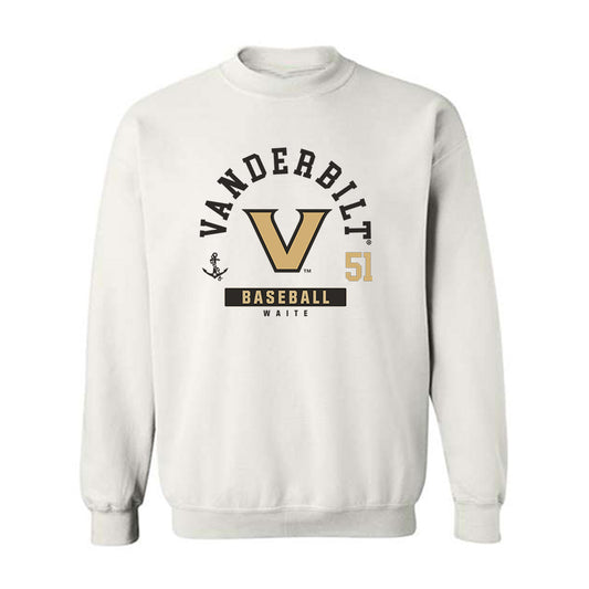 Vanderbilt - NCAA Baseball : Ryker Waite - Classic Fashion Shersey Crewneck Sweatshirt-0