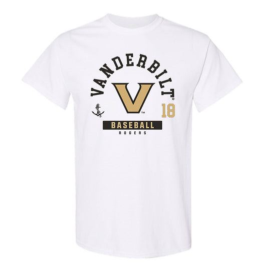 Vanderbilt - NCAA Baseball : John Rogers - Classic Fashion Shersey T-Shirt-0