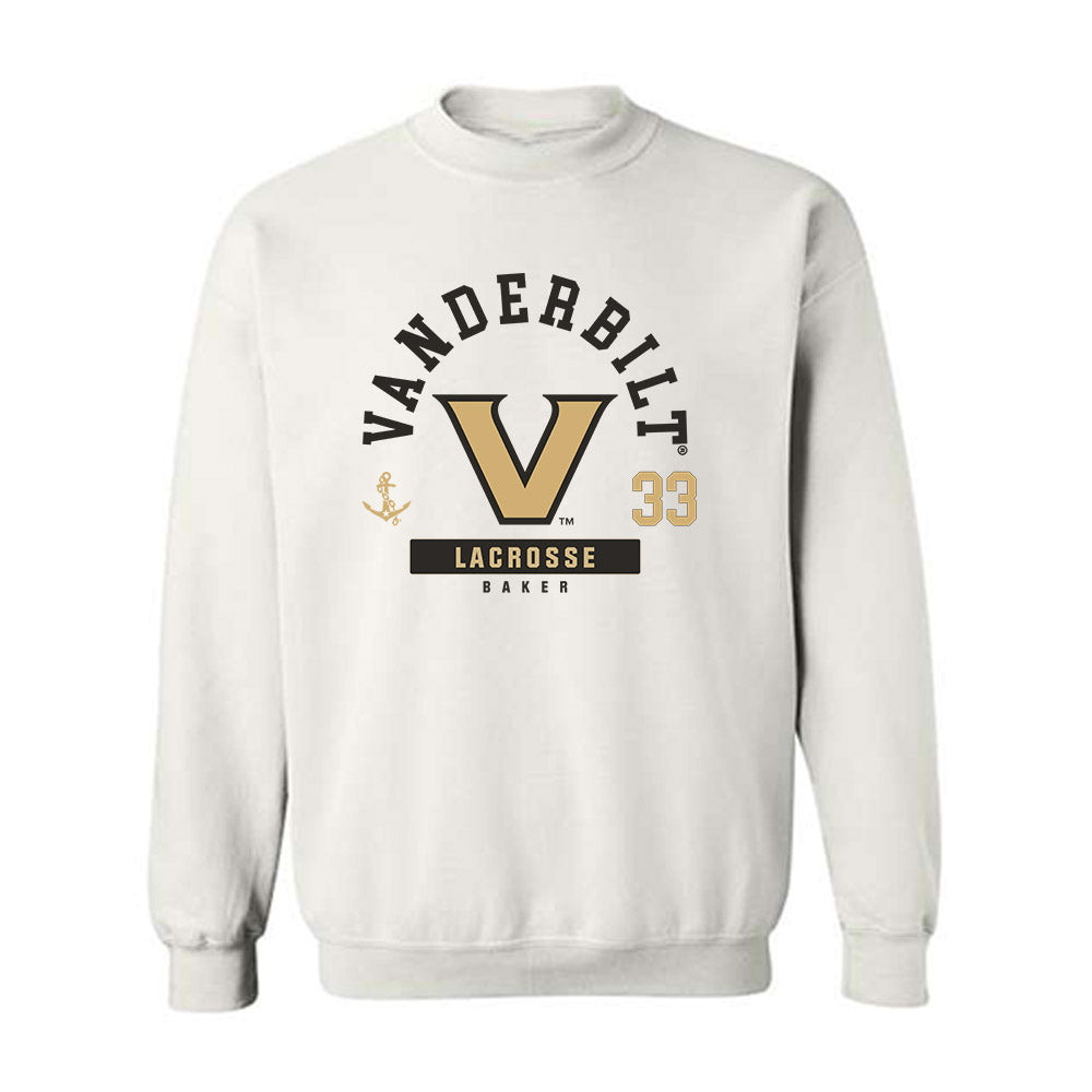 Vanderbilt - NCAA Women's Lacrosse : Brooke Baker - Classic Fashion Shersey Crewneck Sweatshirt