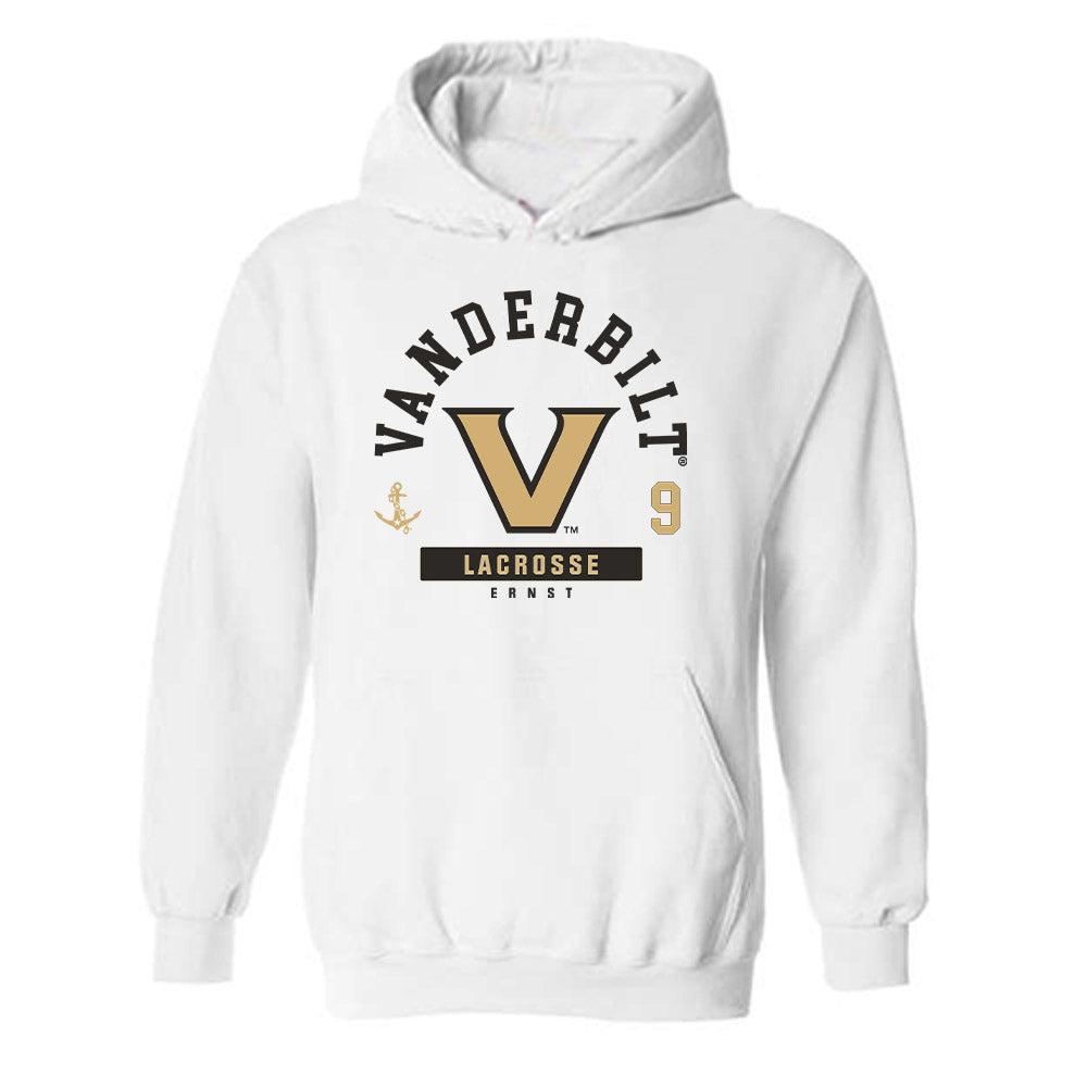 Vanderbilt - NCAA Women's Lacrosse : Katherine Ernst - Classic Fashion Shersey Hooded Sweatshirt