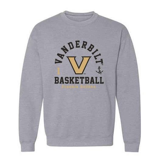 Vanderbilt - NCAA Men's Basketball : Frankie Collins - Classic Fashion Shersey Crewneck Sweatshirt-0