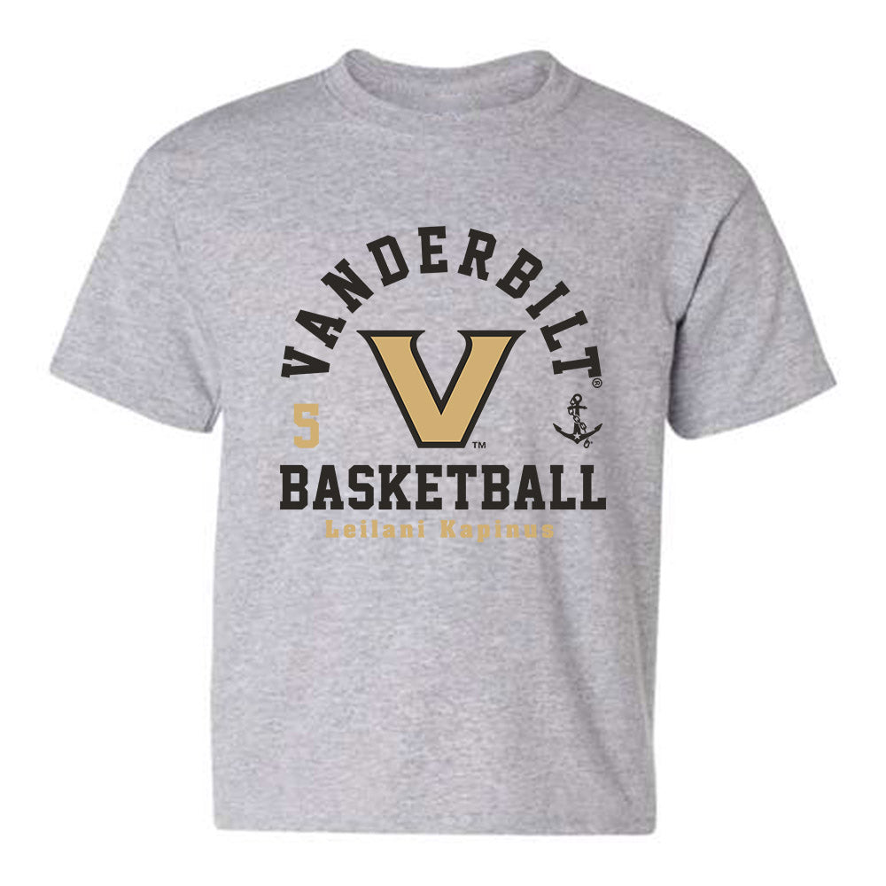 Vanderbilt - NCAA Women's Basketball : Leilani Kapinus - Classic Fashion Shersey Youth T-Shirt